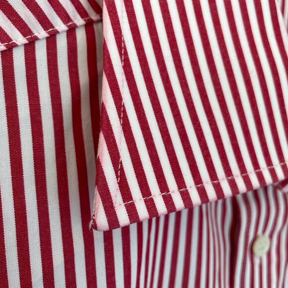 Favourbrook London Bengal Stripe Dress Shirt - Red/White - Men's - Picture 11 of 11